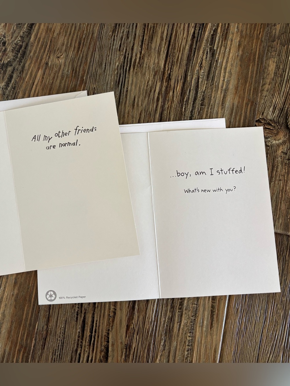 NOS Lot of 8 Greeting Cards w/Envelopes 90s Y2K Friendship Quirky Love Humor - Picture 3 of 13